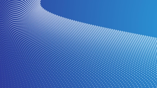 Abstract blue gradient with halftone background for backdrop or presentation