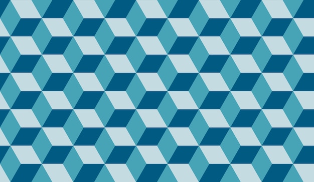 Abstract blue polygon background seamless geometric digital mosaic pattern vector illustration