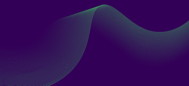abstract blue wavy background vector template