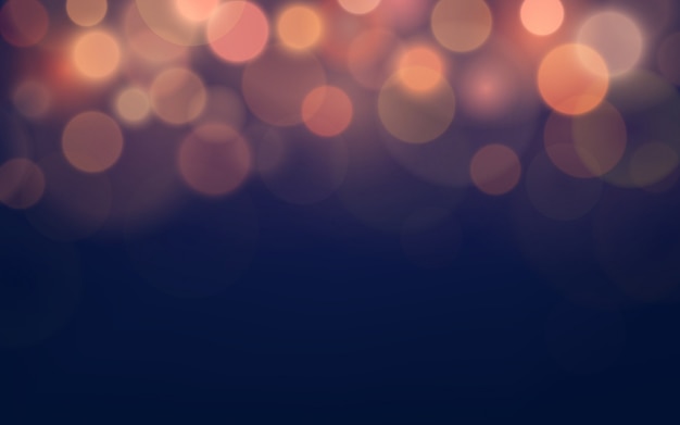 abstract blur bokeh and lens flare on dark purple