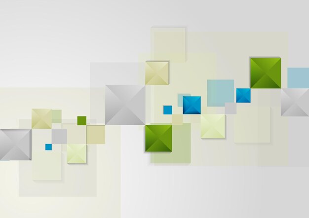 Abstract bright geometric tech background Vector design illustration