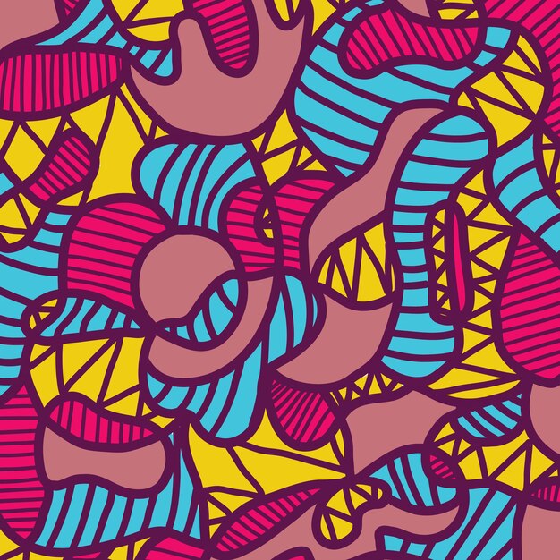 Abstract bright handdrawn background