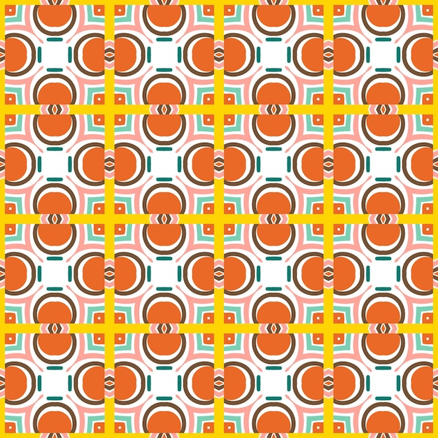 abstract bright modern geometric seamless pattern. art deco geo background. popular tile infinity