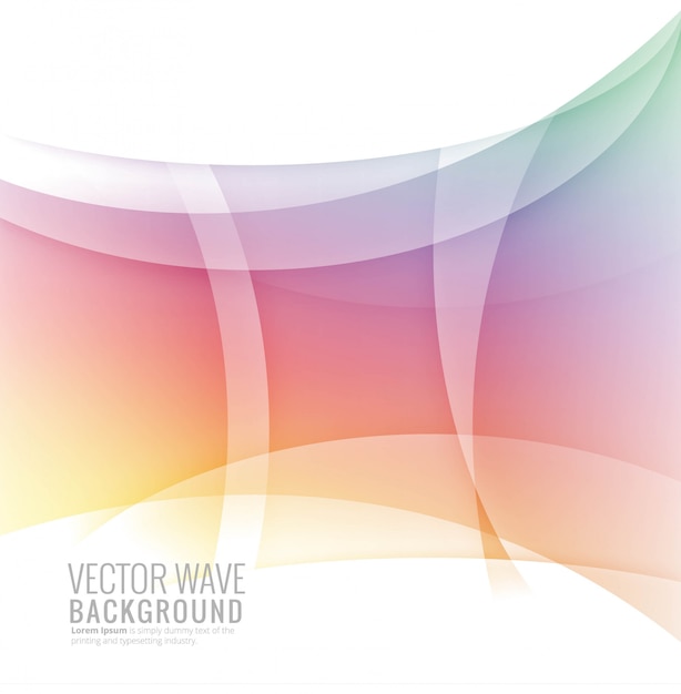 Abstract bright wave colorful background