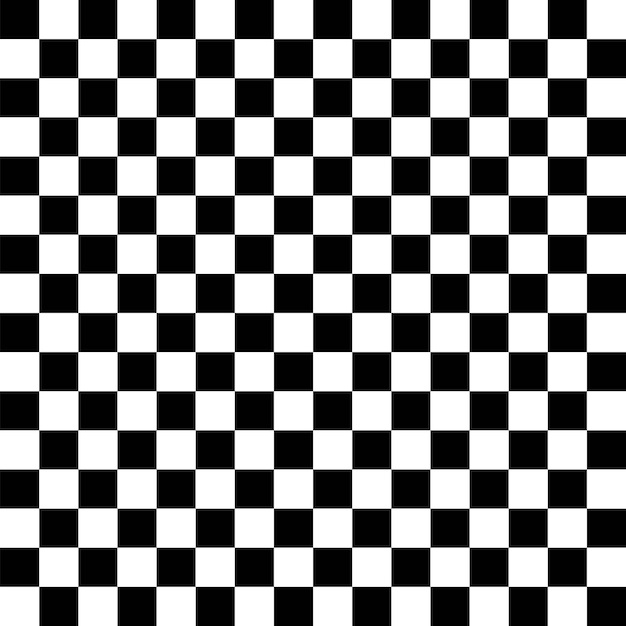 Abstract checkered black and white background seamless pattern checkerboard illustration