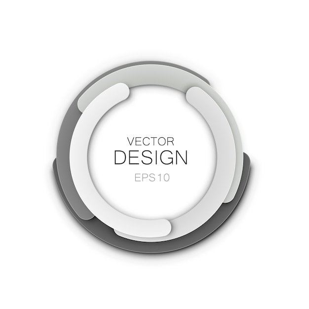 Abstract circle banner. A