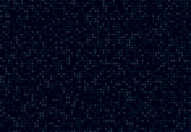 Abstract circle dot pattern design of blue color background.