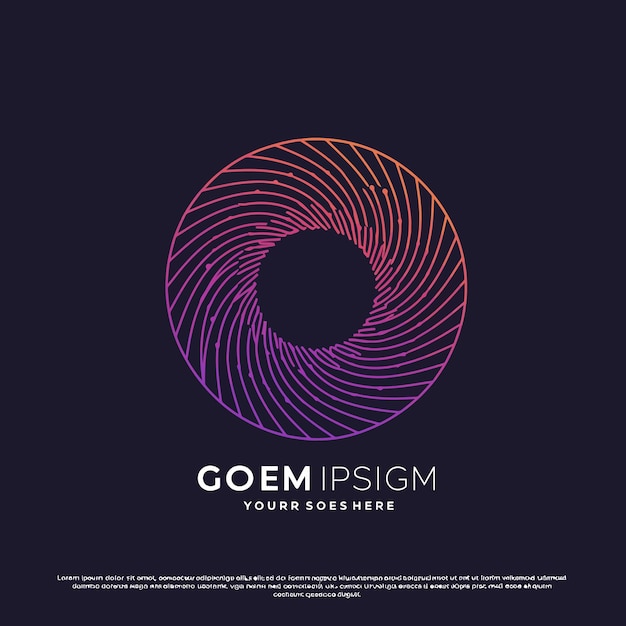 Abstract Circle Logo Design