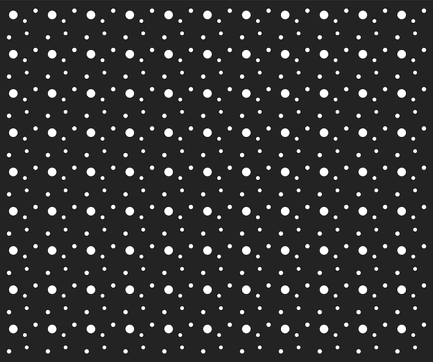 abstract circles dots pattern on black background design for decoration wrapping paper print vector