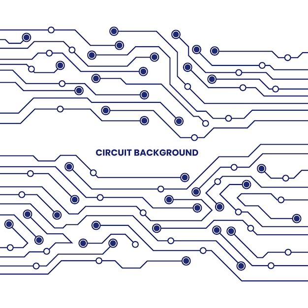 Abstract Circuit Board Background Vector