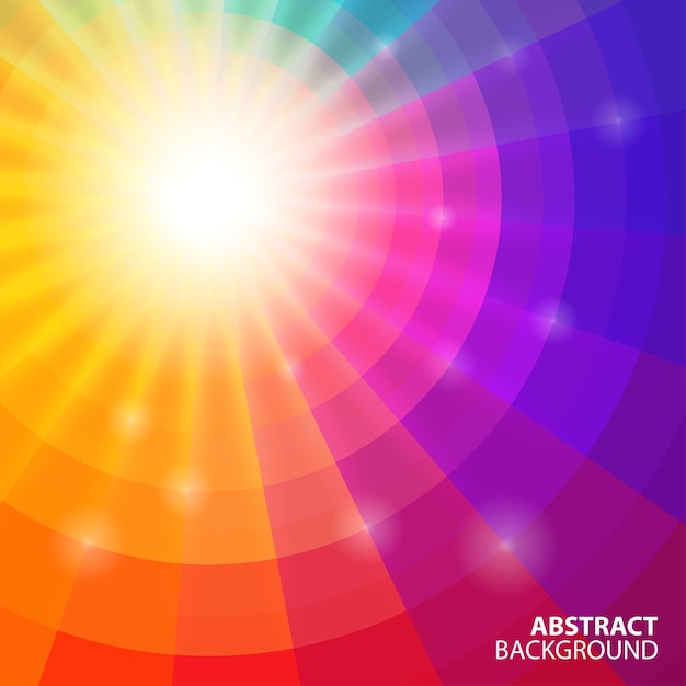 abstract circular colorful background,  illustration