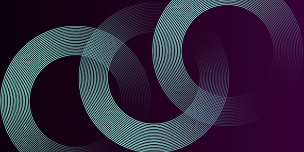 Abstract Circular Line Patterns Dark Red Purple and Blue Backgrounds