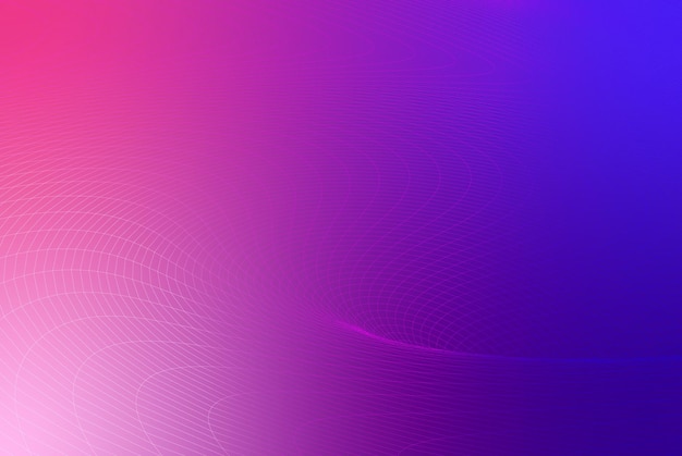 Abstract Color Gradient with Wave Lines