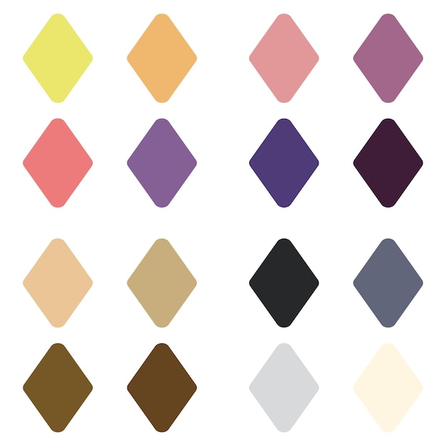 Abstract color palette