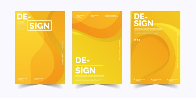Abstract color poster background banner design templates