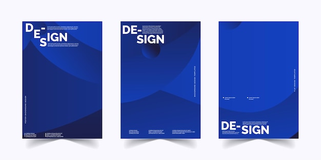Abstract color poster background design templates
