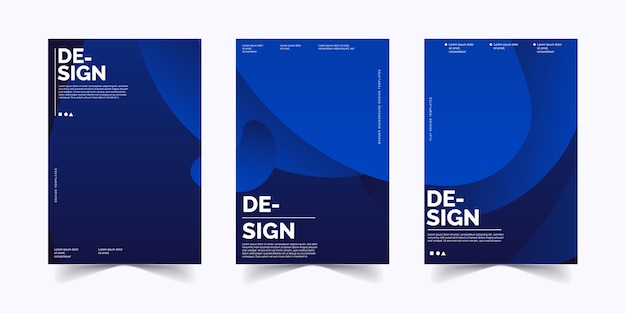 Abstract color poster background design templates