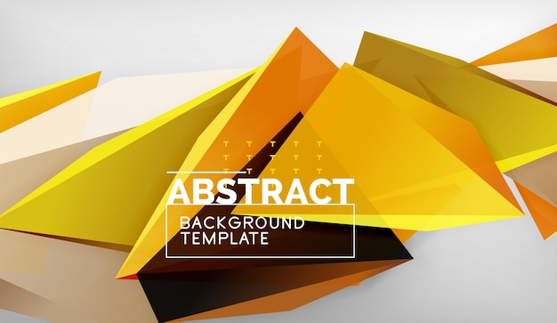 abstract color triangles geometric background mosaic triangular low poly style