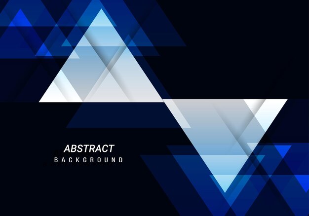 Abstract color triangular pattern elegant design background