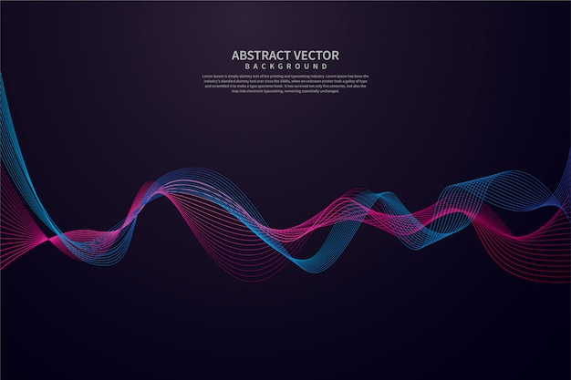  abstract colored line art background