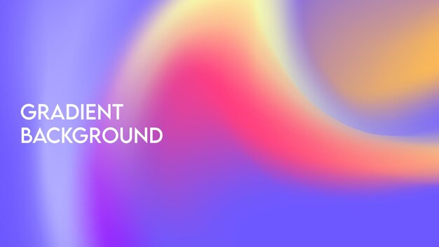 Abstract colorful background design with gradient mesh style
