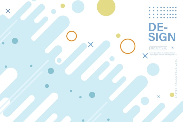 abstract colorful background template banner