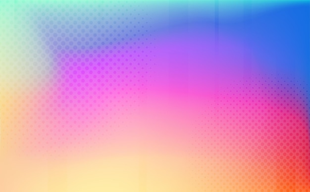 Abstract colorful background with halftone dots