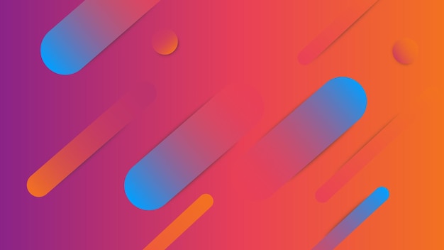 Abstract Colorful Background with Lines