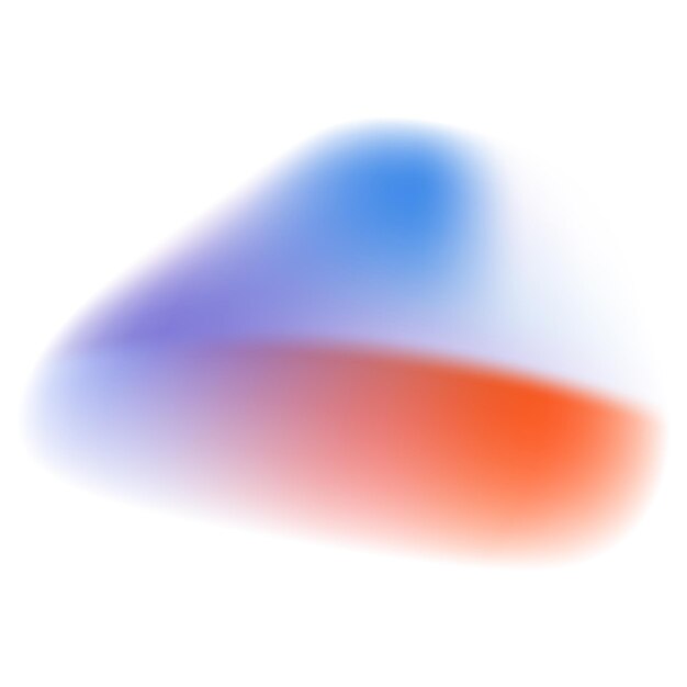 Abstract Colorful Blob with Smooth Gradient