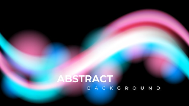 abstract colorful blurred background bokeh light wallpaper design vector illustration