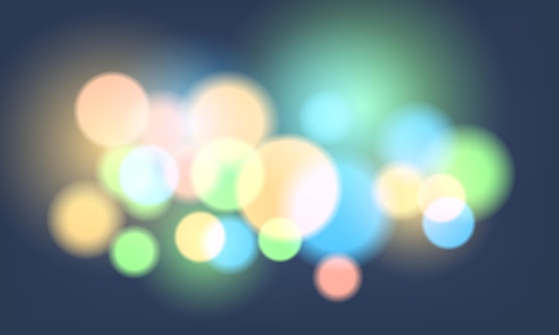 Abstract colorful bokeh background