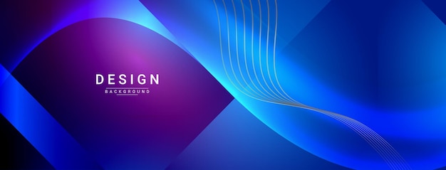 Abstract colorful dynamic elegant geometric design background