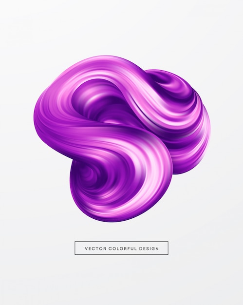Abstract colorful fluid background
