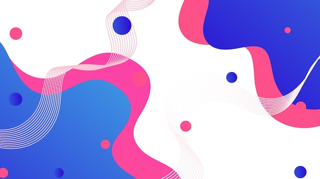 Abstract colorful geometric background Liquid color background design