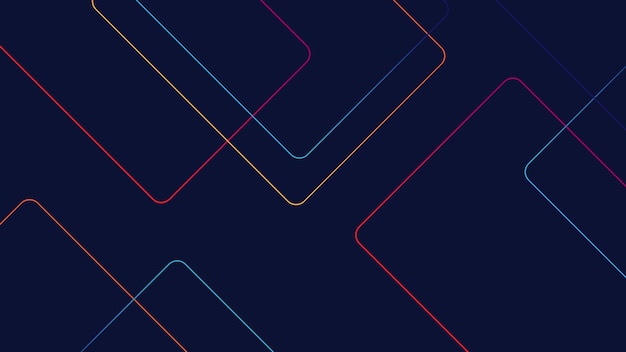 Abstract colorful geometric lines vector background
