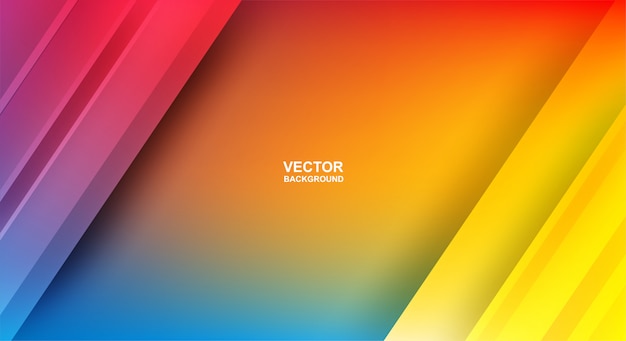 Abstract. Colorful geometric shape overlap background. light and shadow.