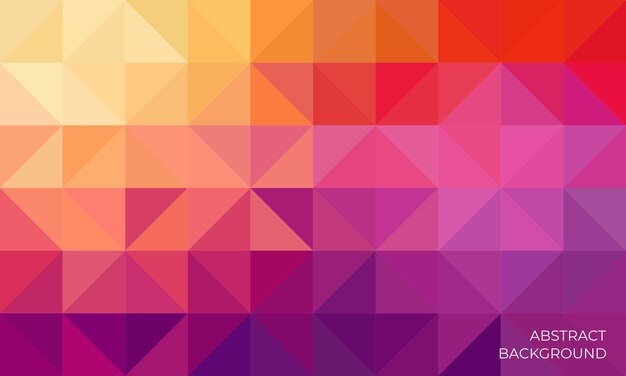 abstract colorful geometric triangle background with pixel art style