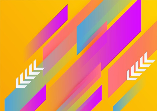 Abstract colorful geometric vector gradient background