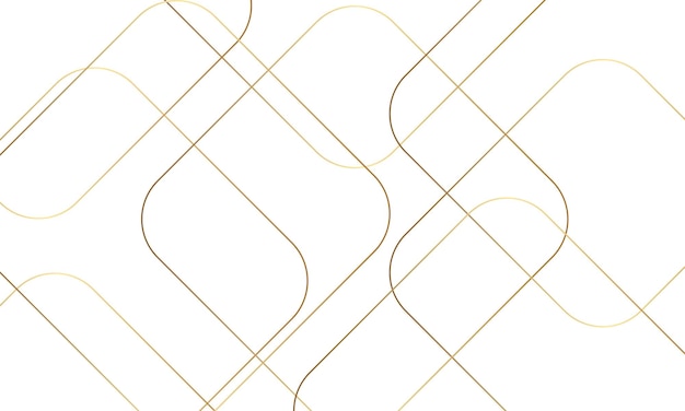 Abstract colorful golden and white geometric square and random lines with realistic line background