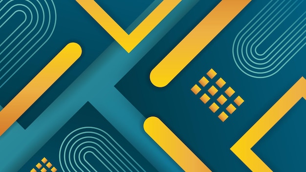 Abstract colorful gradient background Geometric shapes banner template graphic design