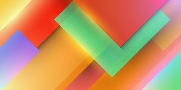 Abstract colorful gradient geometric background. Vector illustration.