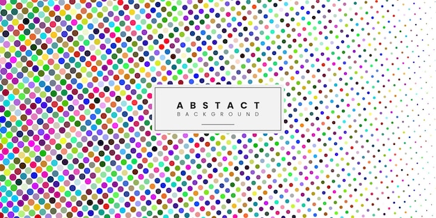 abstract colorful halftone background design vector