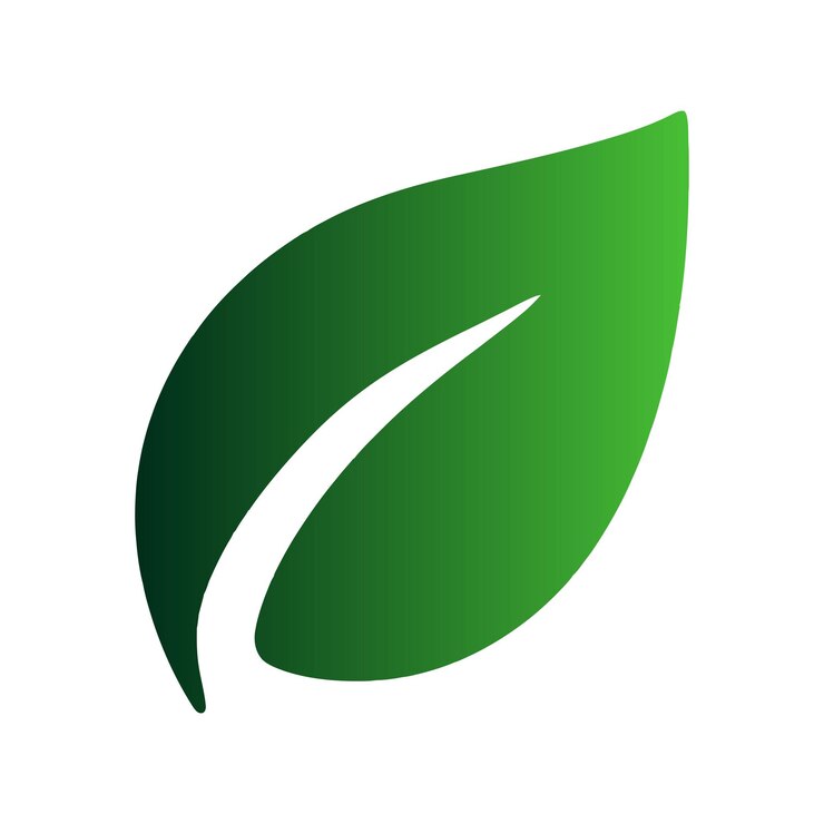 Abstract colorful leaf logo vector
