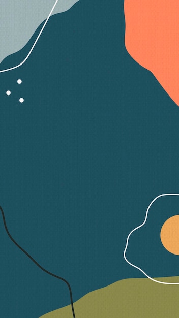 Abstract colorful patterned background vector mobile phone wallpaper