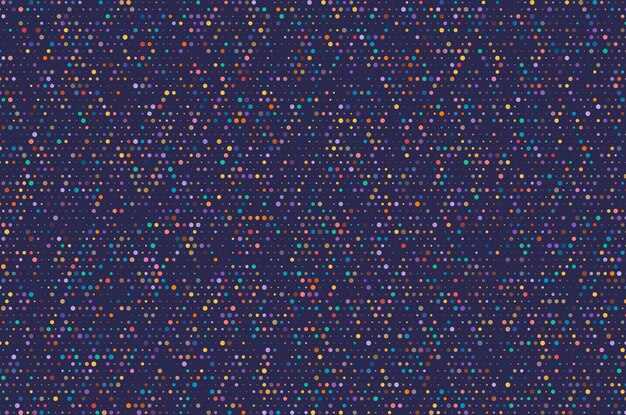 Abstract colorful random dots background