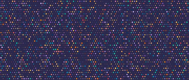 Abstract colorful random dots background