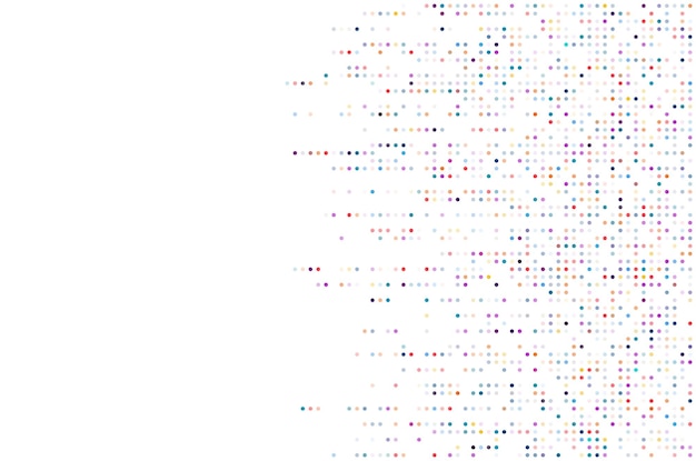 Abstract colorful random dots background