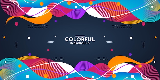 abstract colorful shapes background design
