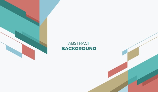 Abstract colorful shapes background vector design