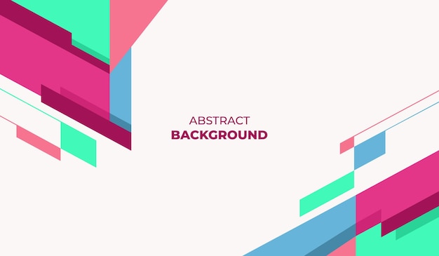 Abstract colorful shapes background vector design